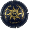 Capsule Arnould Pierre Bleu et or