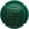 Capsule Albert L Père et fils Vert et or