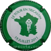 Capsule Copin Jacques Blanc contour vert