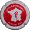 Capsule Copin Jacques Rouge, contour blanc