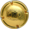 Capsule Club de Viticulteurs Or et noir, lettres fines