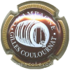 Capsule Coulournat Gilles Bordeaux et blanc, striée