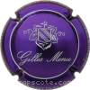 Capsule Menu Gilles Violet métrallisé et blanc
