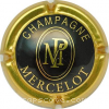 Capsule Mercelot Ecusson ovale, noir et or