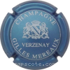 Capsule Mereaux Gilles Bleu métallisé et blanc