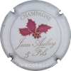 Capsule Aubry Jean Fond blanc, motif bordeaux et or