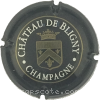 Capsule Chateau De Bligny Noir, or et blanc, avec couronne