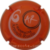 Capsule Arnoult-Ruelle Orange pâle, AR blanc cassé