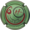 Capsule Arnoult-Ruelle Vert métallisé AR rouge