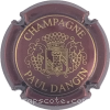 Capsule Dangin Paul  Bordeaux foncé et or