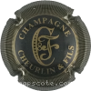 Capsule Cheurlin & Fils Noir et or, striée