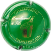 Capsule Marchand et Fils Vert et or, striée