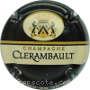 Capsule Clerambault Fond noir, gros trait or dessus