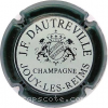 Capsule Dautreville J. F.  Contour vert foncé, fond blanc cassé