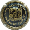Capsule De Carlini Jean Yves 1998 noir et or, contour strié