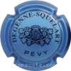 Capsule Degenne-Squelart  Bleu métallisé noir