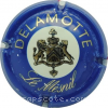 Capsule Delamotte Bleu, lettres or pâle