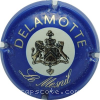 Capsule Delamotte Bleu, lettres argent