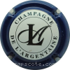 Capsule De L'Argentaine Blanc, contour bleu