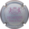 Capsule Delavenne P. et F.  Argent et bordeaux