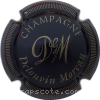 Capsule Delouvin-Moreau Noir strié, sans cercle