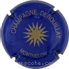 Capsule Derouillat Bleu et or, striée