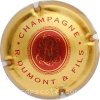 Capsule Dumont R.  et fils Or et rouge 