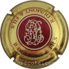 Capsule Dumont R.  et fils Or, blanc et bordeaux foncé