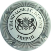 Capsule Dupont J C Blanc, ctr srié, grandes lettres