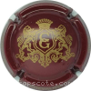 Capsule Chevalier Girot Bordeaux foncé et or