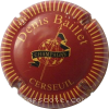 Capsule Baillet Denis Fond bordeaux, contour strié