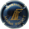 Capsule Fagot Michel Bleu acier et or