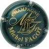 Capsule Fagot Michel Vert foncé et or, petite barre au F