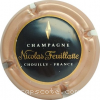 Capsule Feuillatte Nicolas Contour marron clair centre noir