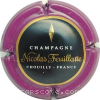 Capsule Feuillatte Nicolas Contour violet, centre noir