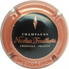 Capsule Feuillatte Nicolas Contour rosé, centre noir