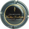 Capsule Feuillatte Nicolas Contour gris foncé, centre noir