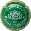 Capsule Fliniaux Régis Vert striée or, et blanc