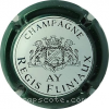 Capsule Fliniaux Régis Contour vert foncé, fond blanc cassé